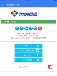 SA Lotto result check notify screenshot 8