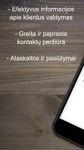 Standard CRM – ryšių su klient screenshot 1