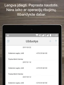 Standard CRM – ryšių su klient screenshot 13