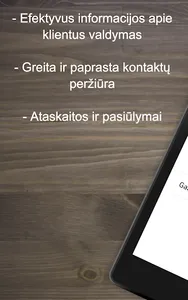 Standard CRM – ryšių su klient screenshot 6