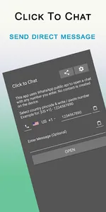 Click To Chat Lite screenshot 2