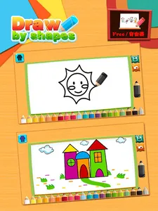 Draw by shape game for kids screenshot 13