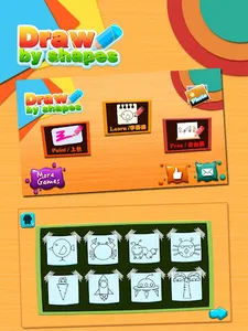 Draw by shape game for kids screenshot 14