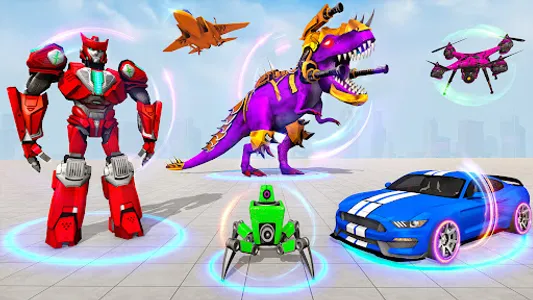 Dino Robot Car Game:Robot Game screenshot 19