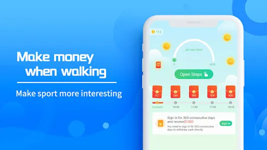 walk happily-walk to earn screenshot 1