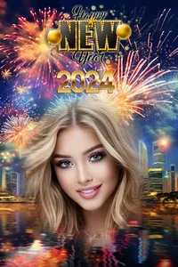New year photo frame 2024 screenshot 10