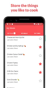 Weekly Meal Planner & Calendar screenshot 5