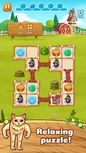 Happy Cats Farm: Banana Puzzle screenshot 12