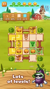 Happy Cats Farm: Banana Puzzle screenshot 13