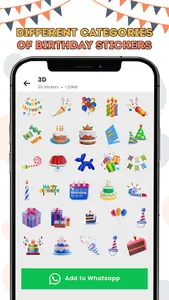 Birthday Stickers - WASticker screenshot 2