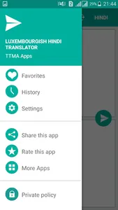 Luxembourgish Hindi Translator screenshot 2