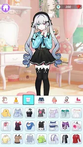 Makeover Anime Dress Up Games screenshot 1