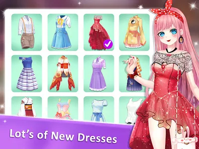 Makeover Anime Dress Up Games screenshot 22