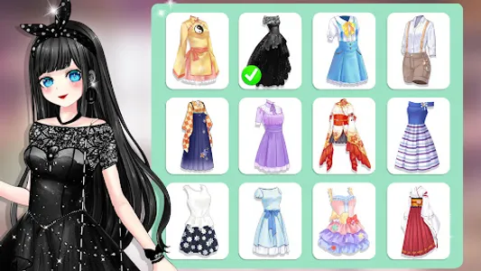 Makeover Anime Dress Up Games screenshot 3