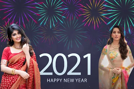 Happy New Year 2021 Photo Fram screenshot 1