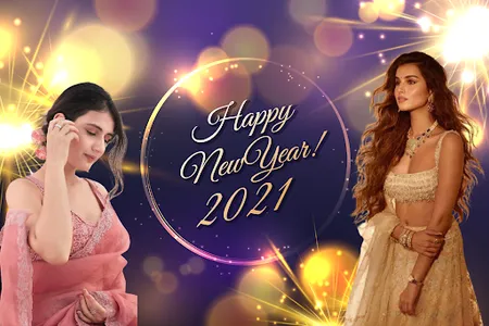 Happy New Year 2021 Photo Fram screenshot 2