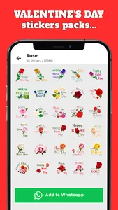 Valentine's Day Stickers 2023 screenshot 7