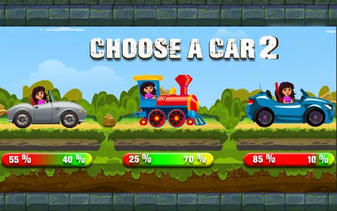 Car Hill Racing Little Girls screenshot 2