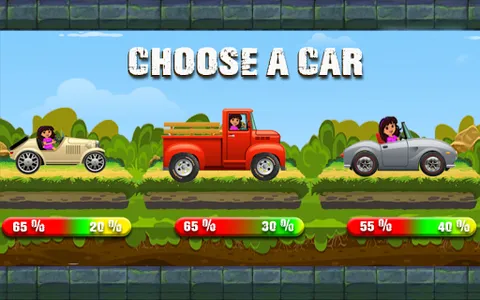 Car Hill Racing Little Girls screenshot 3