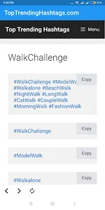Trending Hashtags for Instagra screenshot 2