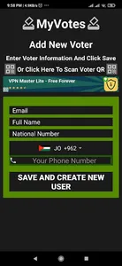 MyVoters screenshot 1