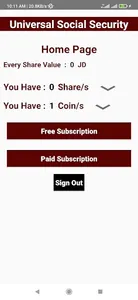 Universal Social Security screenshot 0