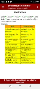 Learn Hausa Grammar with Audio screenshot 18