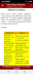 Learn Hausa Grammar with Audio screenshot 19