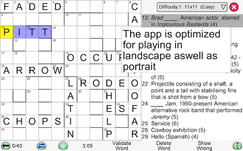 Barred Crossword screenshot 22