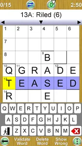 Barred Crossword screenshot 5