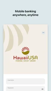 HawaiiUSA FCU Mobile Banking screenshot 0