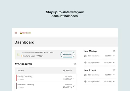 HawaiiUSA FCU Mobile Banking screenshot 12