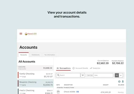 HawaiiUSA FCU Mobile Banking screenshot 13