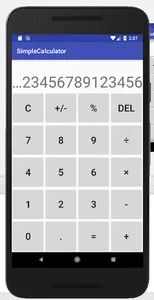 SimpleCalculator screenshot 0