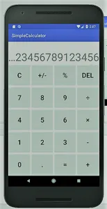 SimpleCalculator screenshot 1