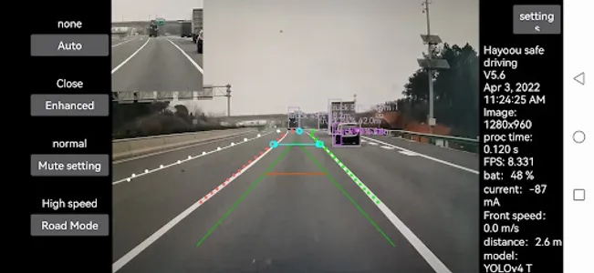 ADAS AI safe driving screenshot 0