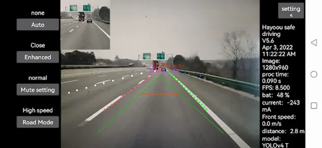 ADAS AI safe driving screenshot 3
