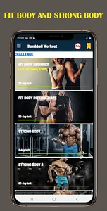 Dumbbell Home - Gym Workout screenshot 1