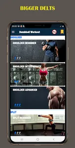 Dumbbell Home - Gym Workout screenshot 11