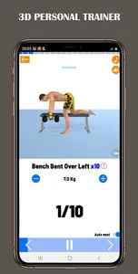 Dumbbell Home - Gym Workout screenshot 18