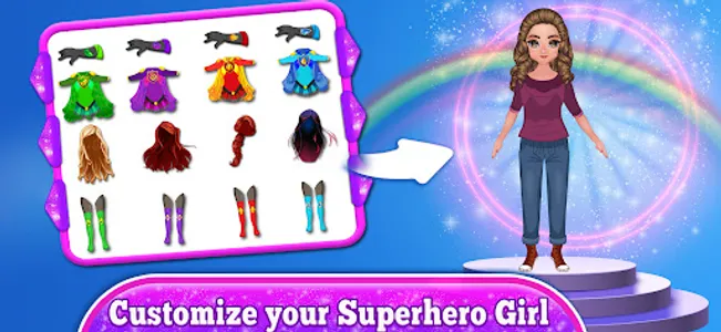 Super hero Girls: Power Games screenshot 2