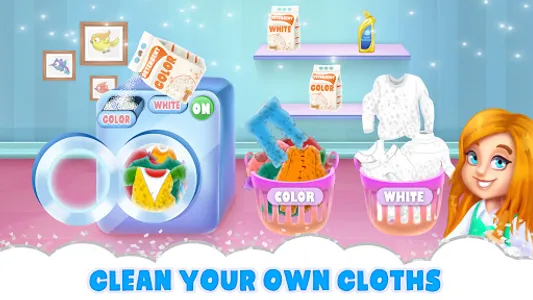 Laundry Rush Washing Shop Game screenshot 13