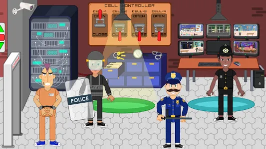 Pretend Play Prison Town Story screenshot 17
