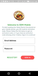 OUR DAILY MANNA (ODM) Official screenshot 1