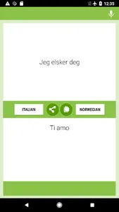 Italian-Norwegian Translator screenshot 4