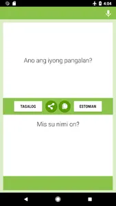 Tagalog-Estonian Translator screenshot 3