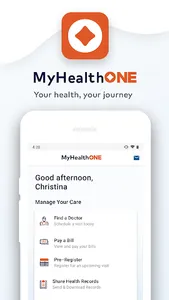 MyHealthONE screenshot 0