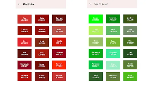 Color Codes - Hex Numbers screenshot 13