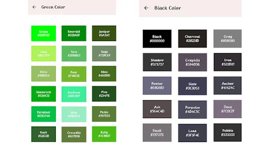 Color Codes - Hex Numbers screenshot 14