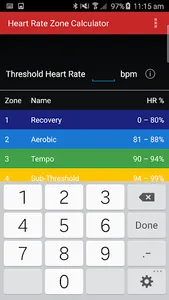 Heart Rate Zones screenshot 1